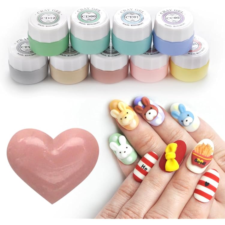 Amazon | D.nail アートジェル (極ジェル) 2g 24色全色セット 01～24